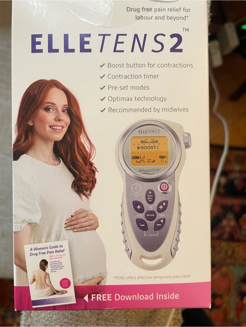 Elle TENS 2 Pain Relief Device NWT